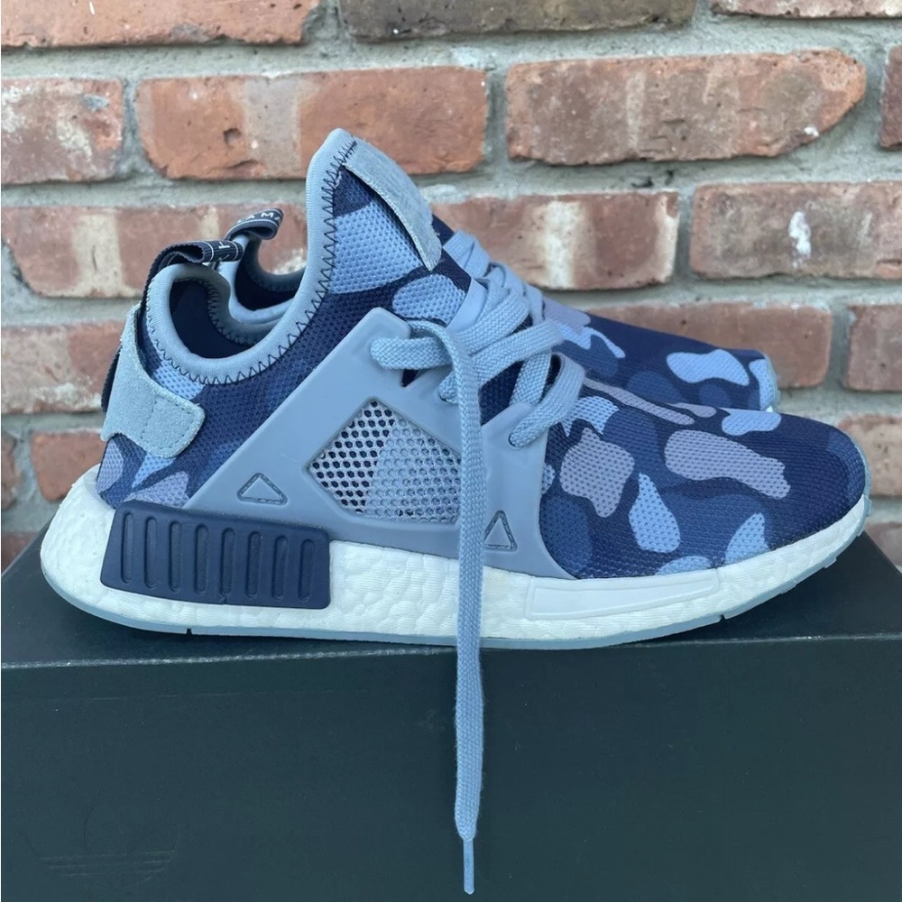 ADIDAS “NMD XR1” WOMENS SNEAKERS- BLUE DUCK CAMO- SZ 7.5. New w/box